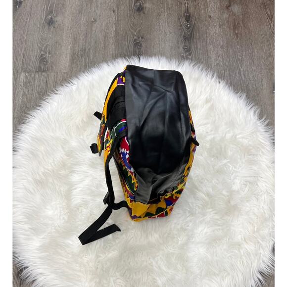 Multi-colored Kente Print Backpack NEW - Picture 7 of 7